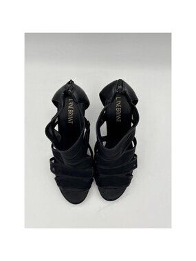 Lane Bryant Women’s Black Strappy Sheer High Heels Size 10W – Dress Sandals